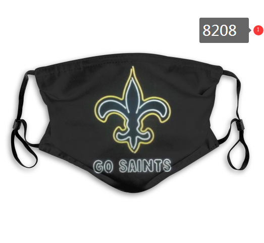 NFL 2020 New Orleans Saints #5 Dust mask with filter->nfl dust mask->Sports Accessory